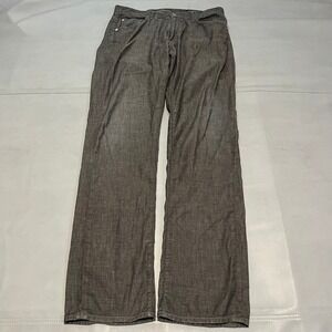 Agave Denim‎ Pragmatist Straight Leg Gray Jean Men 34x34 Handcrafted California-
